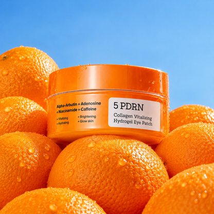 Korean 5-PDRN Collagen Under Eye Patches for Dark Circles(60 Ct.)